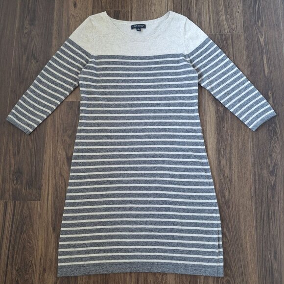 💙 Banana Republic Italian Yarn Wool Dress Size L/XL Preppy Winter Fall - Picture 1 of 8